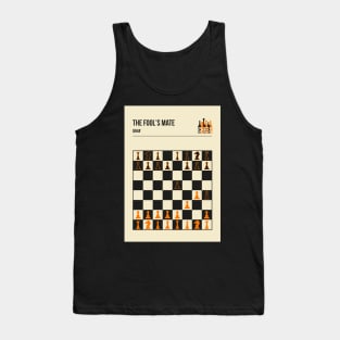 The Fool's Mate Checkmate QH4# Vintage Poster Tank Top